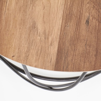 Přístavný/konferečný stolík HADES orech/čierna 3