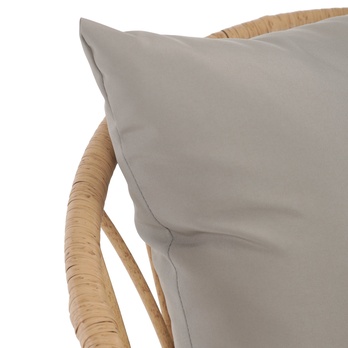 Záhradná stolička HAFRAN čierna/prírodná 9