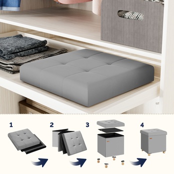 Taburet  HALL 1 sivá 1