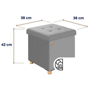 Taburet  HALL 1 sivá 4