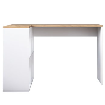 Písací stôl HALL dub/biela 9