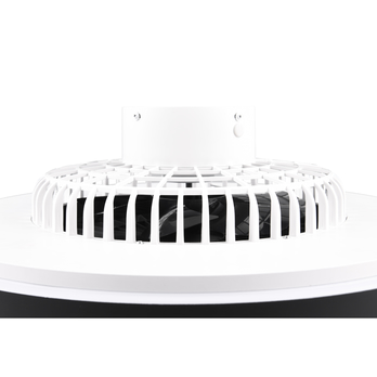 Stropné LED svietidlo s ventilátorom HALMSTAD čierna/biela 6