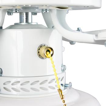 Stropné svietidlo s ventilátorom HAMMERFEST biela/prírodná 5