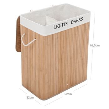 Kôš na bielizeň HAMPER bambus 7