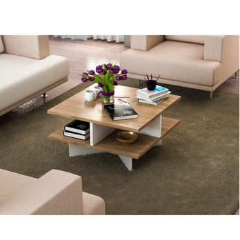 Konferenčný stolík HAMTON orech/biela 1