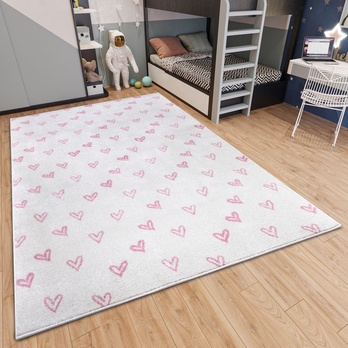 Koberec HANSE HOME ADVENTURES 105945 biela/ružová, 120x170 cm 1