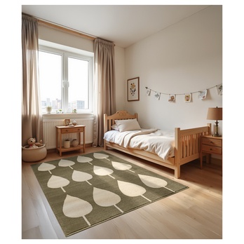 Koberec HANSE HOME ADVENTURES 106215 zelená/krémová, 160x235 cm 1