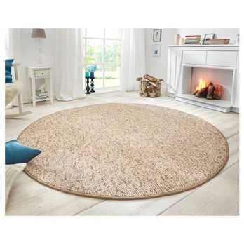 Koberec HANSE HOME WOLLY 102842 hnedobéžová, priemer 200 cm 1