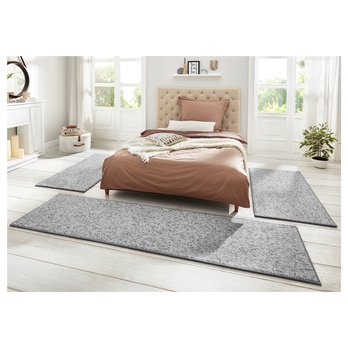 Sada kobercov HANSE HOME WOLLY 102840, sivá, 2 ks 67x140 cm, 1 ks 67x250 cm 1
