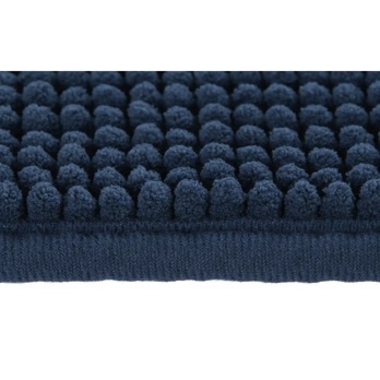 Kúpeľňová predložka HAPPY 2 tmavomodrá, 40x60 cm 4