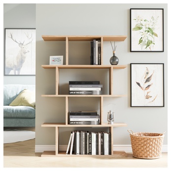 Regál  HARMON dub svetlý 2