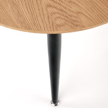 Sada 2 ks prístavných stolíkov HARMONIA dub zlatý/čierna 3