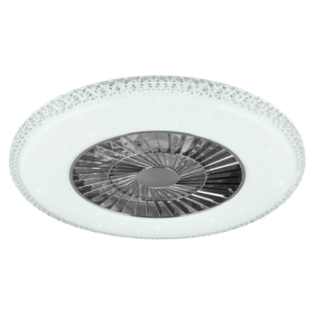 Stropné LED svietidlo s ventilátorom HARSTAD biela 1