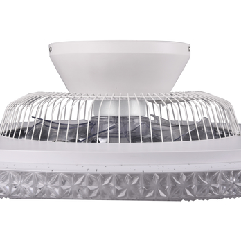 Stropné LED svietidlo s ventilátorom HARSTAD biela 6