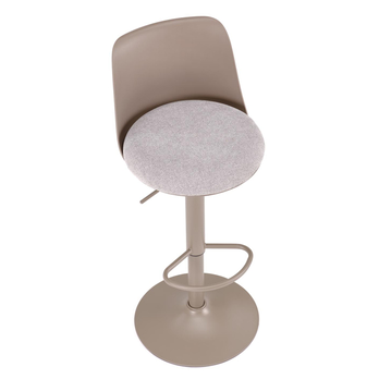 Barová stolička HB-127 cappuccino/sivá 6