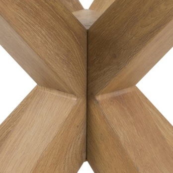 Jedálenský stôl HEAVEN 119 I priesvitná/dub 6