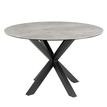 Jedálenský stôl HEAVEN 119 II sivá/čierna 2