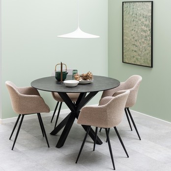 Jedálenský stôl HEAVEN 119 II čierna 1