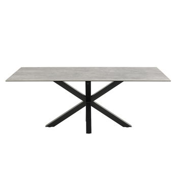 Jedálenský stôl HEAVEN 200 sivá/čierna 2