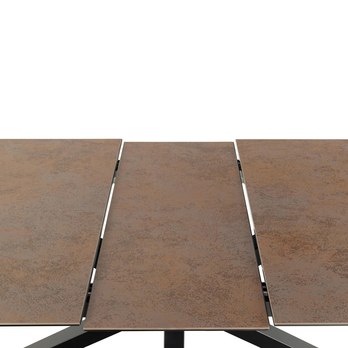 Jedálenský stôl HEAVEN 210 hnedá/čierna 2