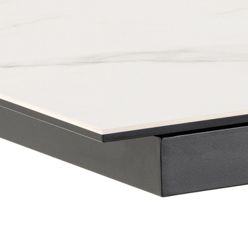 Jedálenský stôl HEAVEN 210 biela/čierna 5