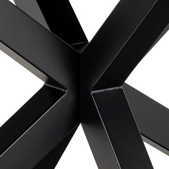 Jedálenský stôl HEAVEN 210 biela/čierna 7