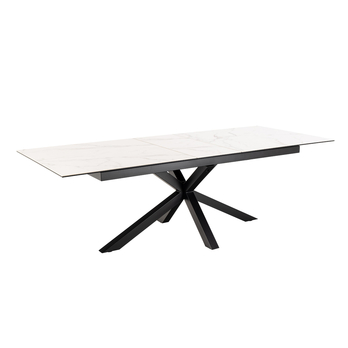 Jedálenský stôl HEAVEN 240 biela/čierna 3