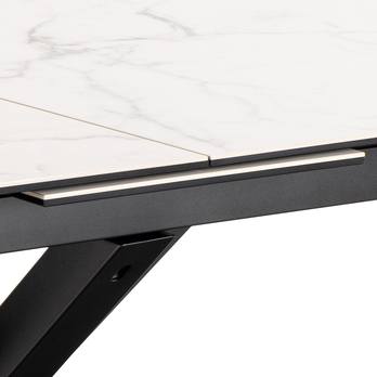 Jedálenský stôl HEAVEN 240 biela/čierna 5