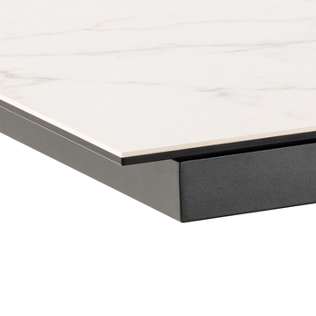 Jedálenský stôl HEAVEN 240 biela/čierna 6