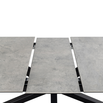 Jedálenský stôl HEAVEN 240 sivá/čierna 2