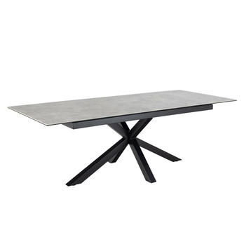 Jedálenský stôl HEAVEN 240 sivá/čierna 4