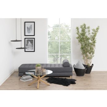 Konferenčný stolík HEAVEN 82 dub/priesvitná 1