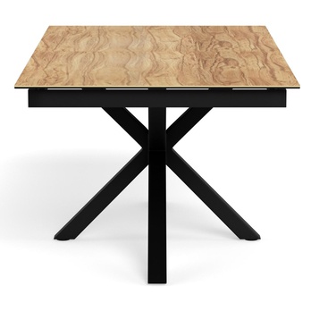 Jedálenský stôl HEAVEN I prírodná/matná čierna 3