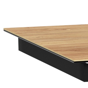 Jedálenský stôl HEAVEN I prírodná/matná čierna 4