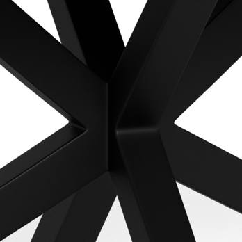 Jedálenský stôl HEAVEN I prírodná/matná čierna 6