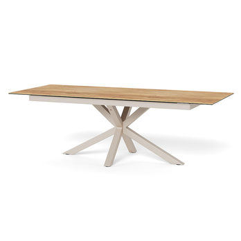 Jedálenský stôl HEAVEN I prírodná/sivá 2