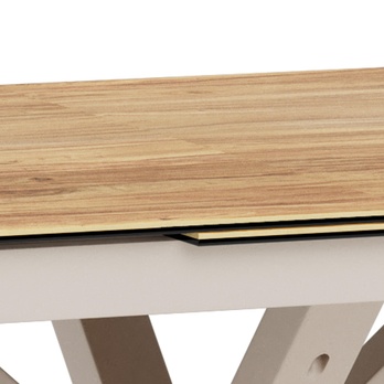 Jedálenský stôl HEAVEN I prírodná/sivá 7