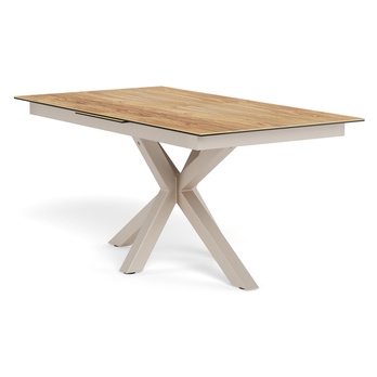 Jedálenský stôl HEAVEN II prírodná/sivá 3