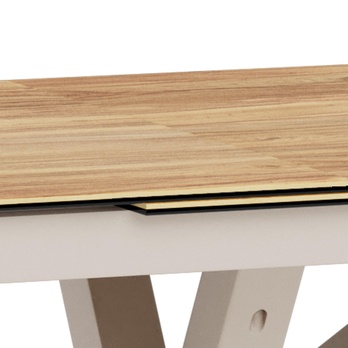 Jedálenský stôl HEAVEN II prírodná/sivá 7