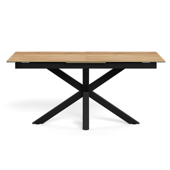 Jedálenský stôl HEAVEN II prírodná/matná čierna 3