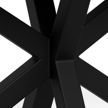 Jedálenský stôl HEAVEN II prírodná/matná čierna 7