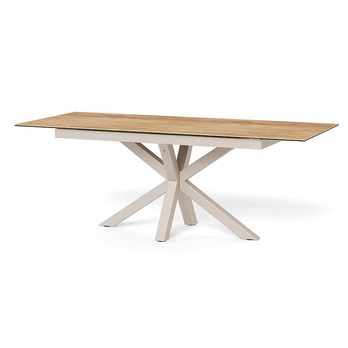 Jedálenský stôl HEAVEN II prírodná/sivá 2