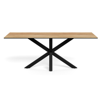 Jedálenský stôl HEAVEN III prírodná/matná čierna 3
