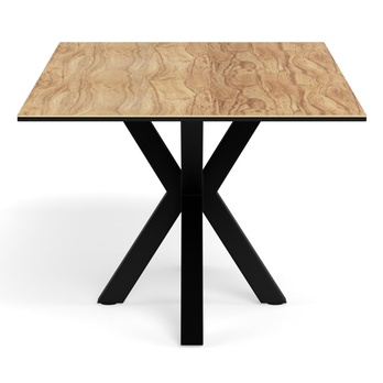 Jedálenský stôl HEAVEN III prírodná/matná čierna 4