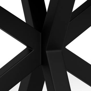 Jedálenský stôl HEAVEN III prírodná/matná čierna 7