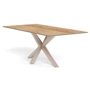 Jedálenský stôl HEAVEN III prírodná/sivá 2