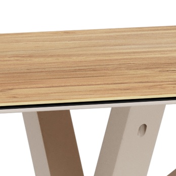 Jedálenský stôl HEAVEN III prírodná/sivá 6