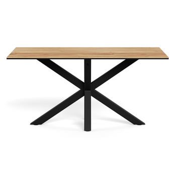 Jedálenský stôl HEAVEN IV prírodná/matná čierna 2