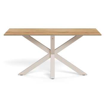 Jedálenský stôl HEAVEN IV prírodná/sivá 2