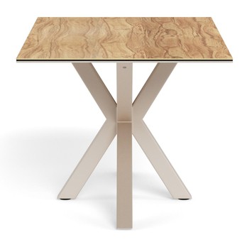 Jedálenský stôl HEAVEN IV prírodná/sivá 3